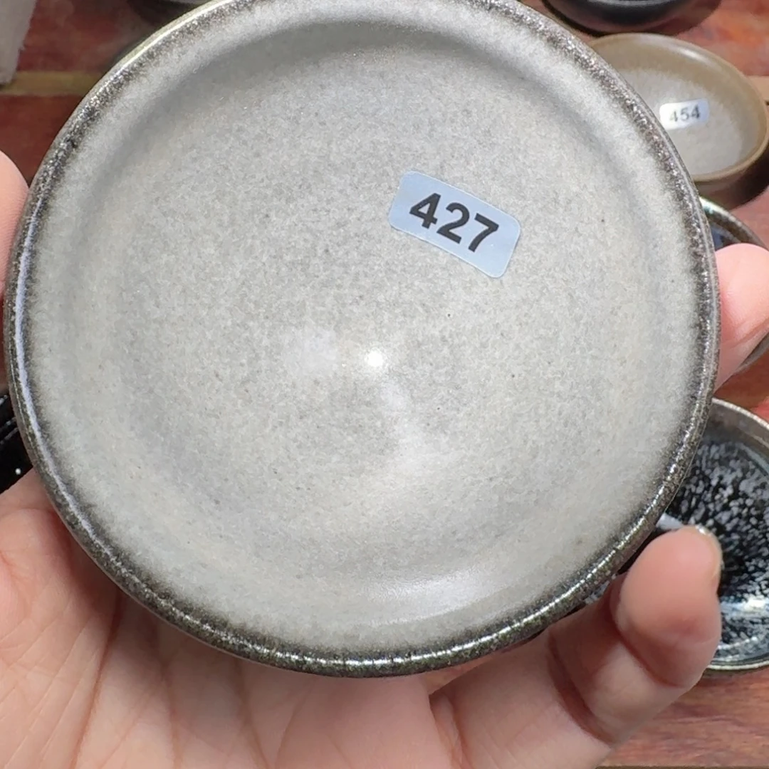 茶盏龙窑柴烧自然还原瑕疵427