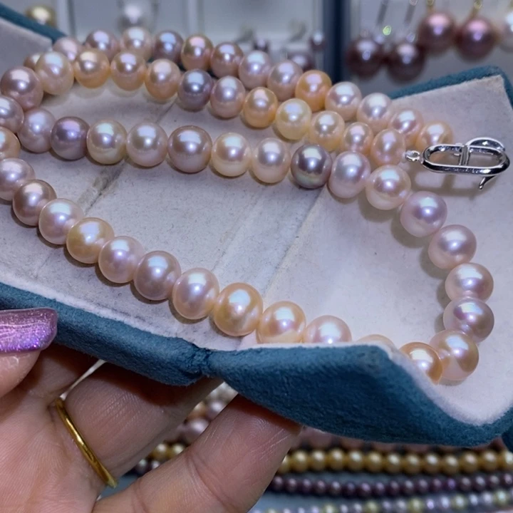 首饰珠宝淡水珍珠银S925镶嵌