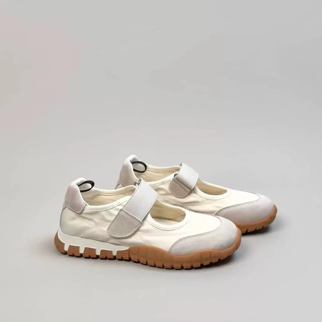 C5799 米色 夏季百搭小白鞋2025新款时尚休闲鞋
