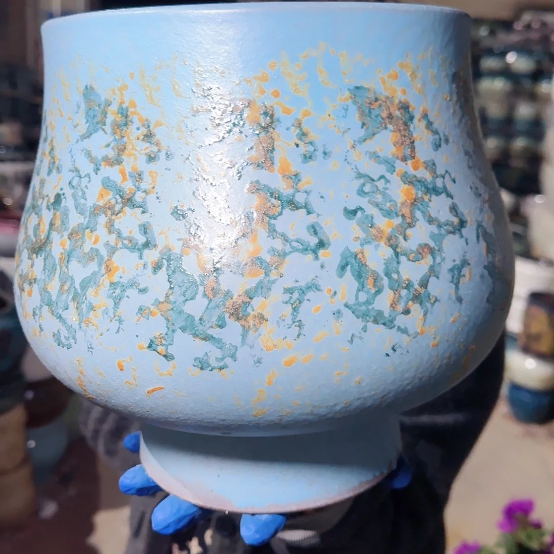 花盆紫砂高25口22