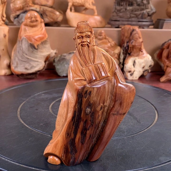 柏木（崖柏）根雕摆件