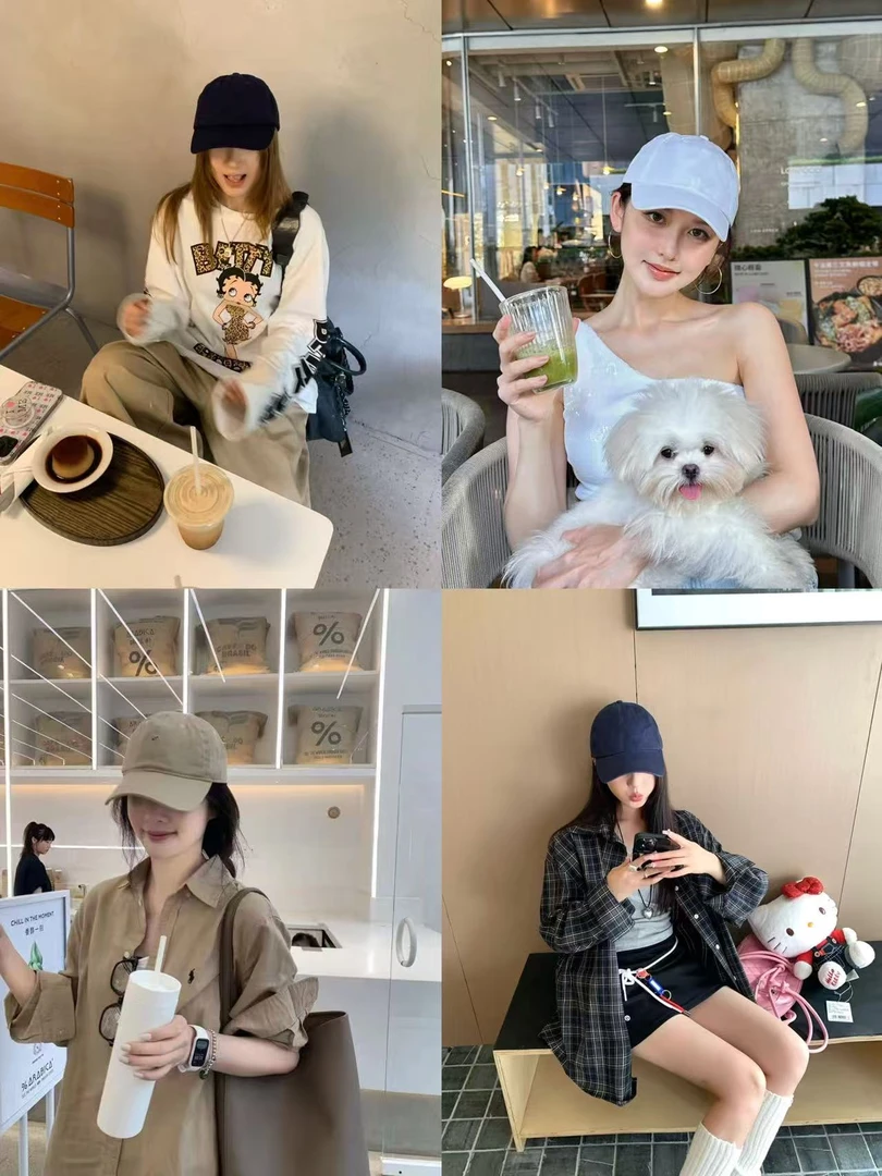 小马刺绣款棒球帽新款经典色搭配112401
