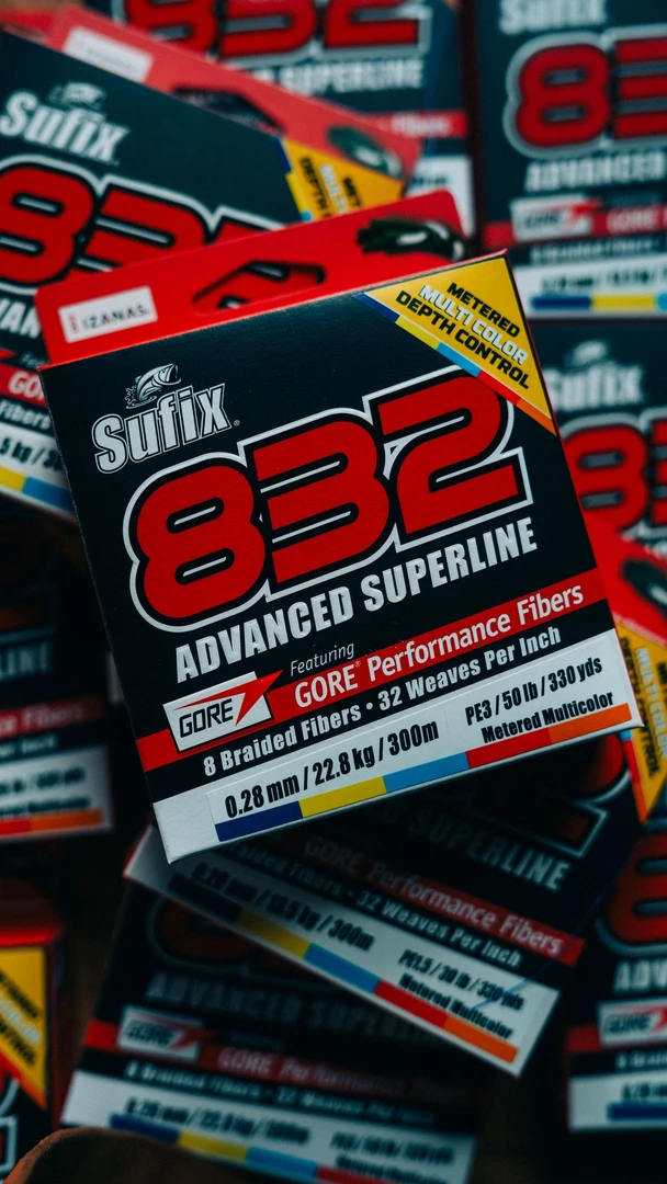 300米Sufix梭飞士832超级大力马线PE线91编织线进口路亚线832鱼线