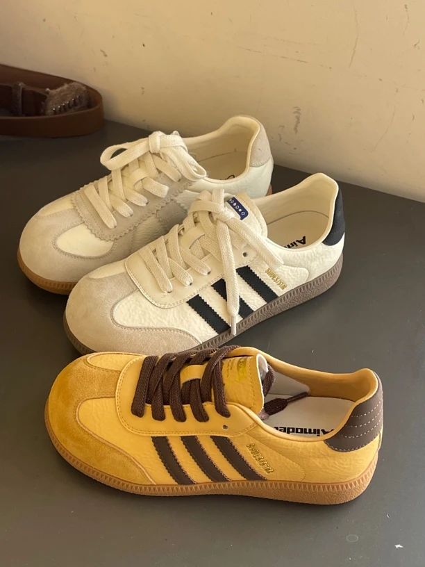 卡皮吧啦德训大头平底百搭休闲学生潮鞋德训鞋