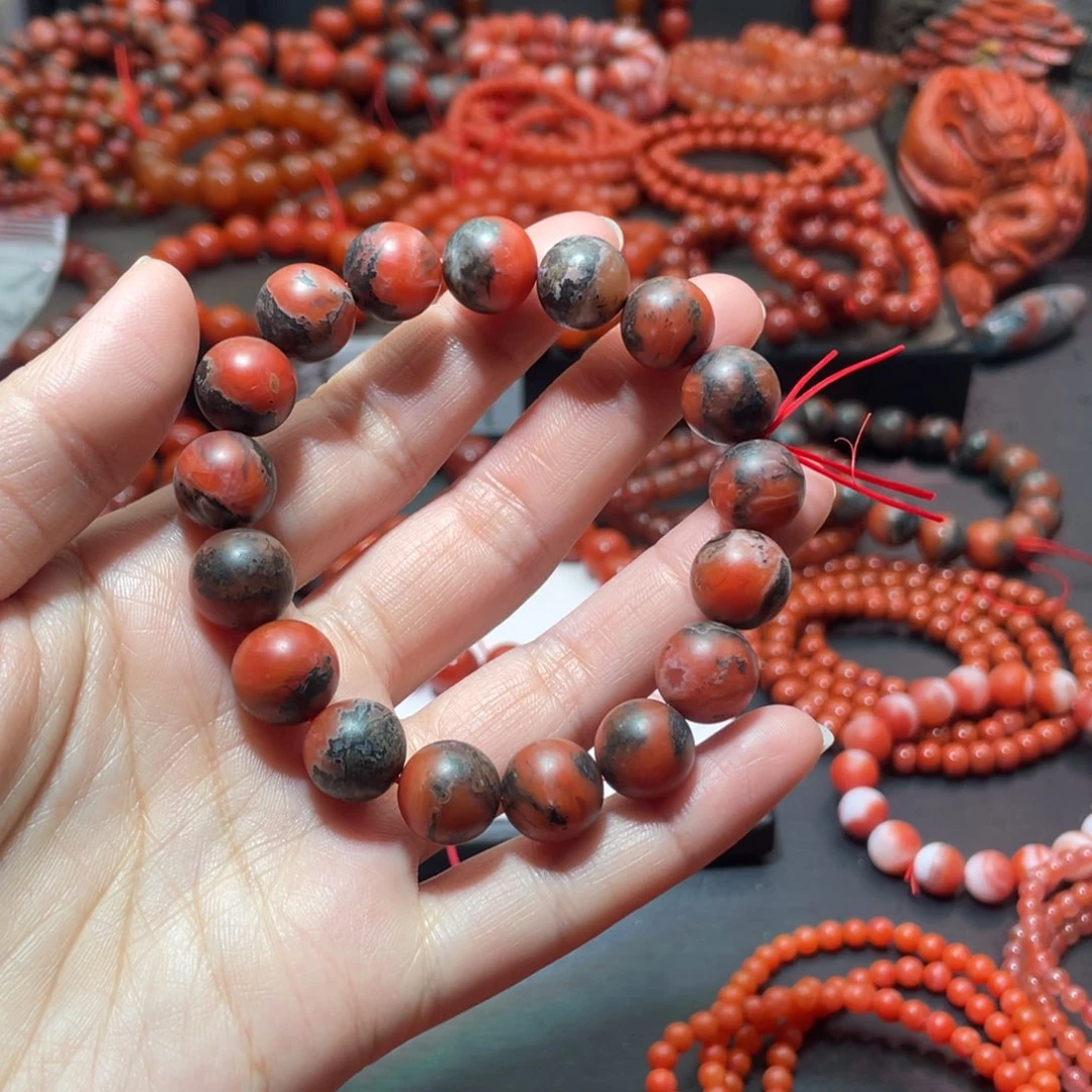 南红玛瑙手链未镶嵌山****枝