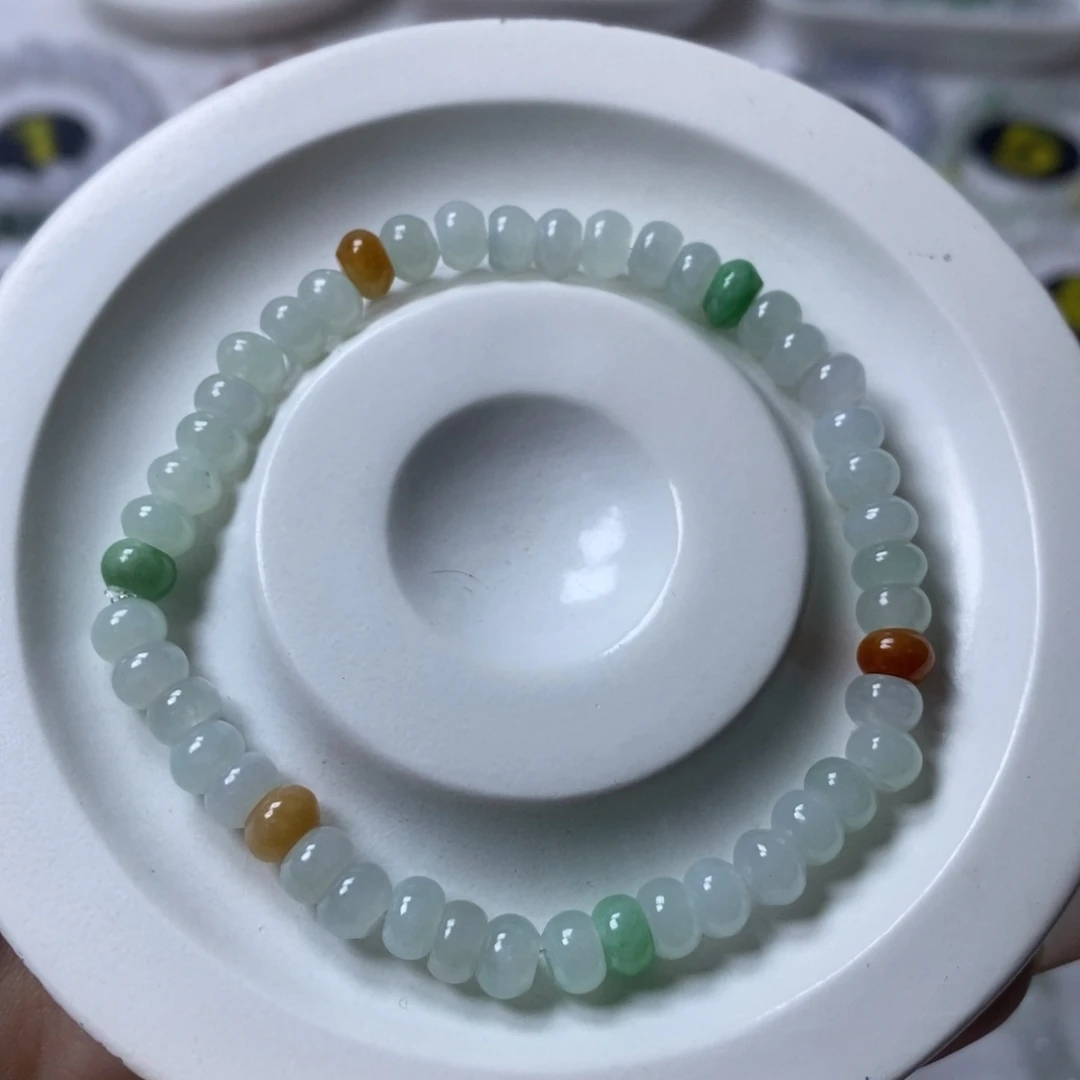 未镶嵌手链翡翠算盘珠卡5