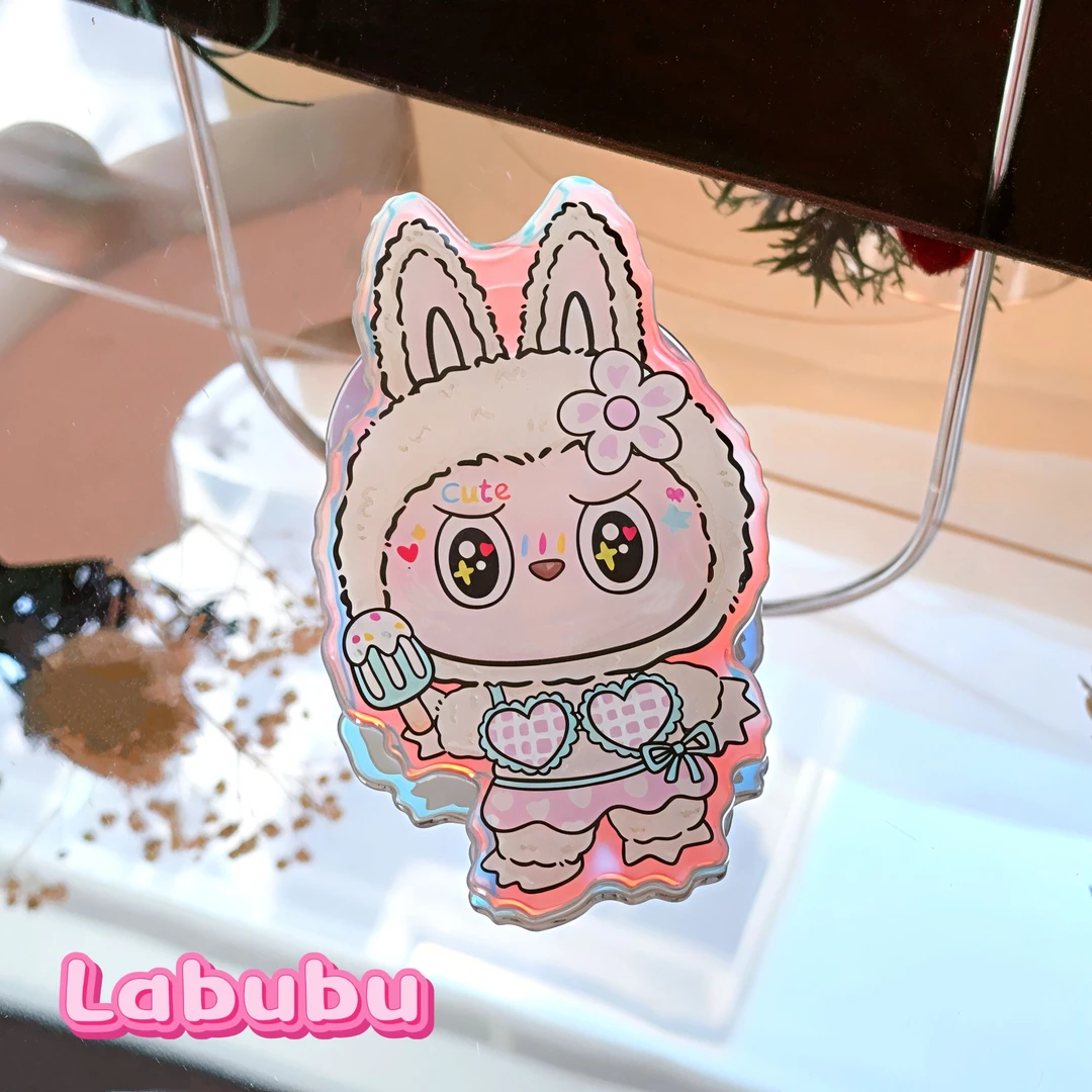 磁吸创意鎏金炫彩卡通个性可爱手机壳通用支架