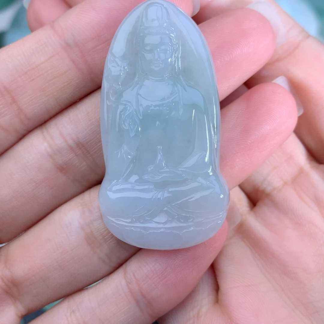 颈饰未镶嵌翡翠素衣