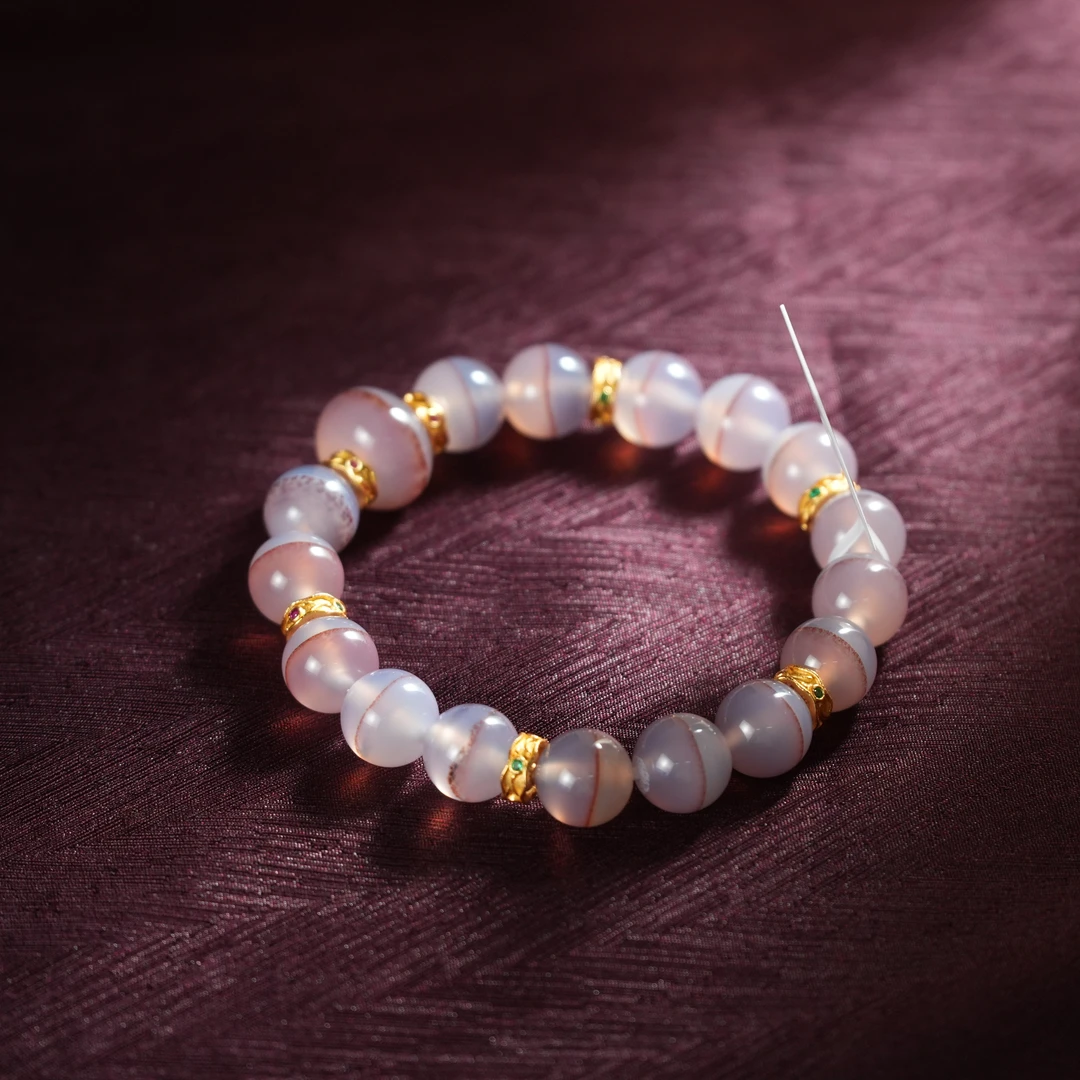 【老掌柜】一线玛瑙手串/B070101