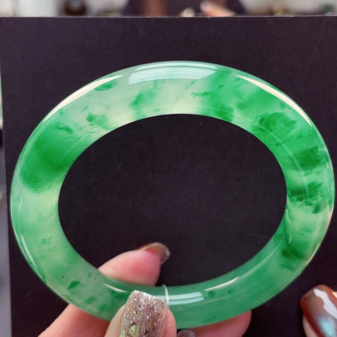 石英质玉未镶嵌手镯56-57