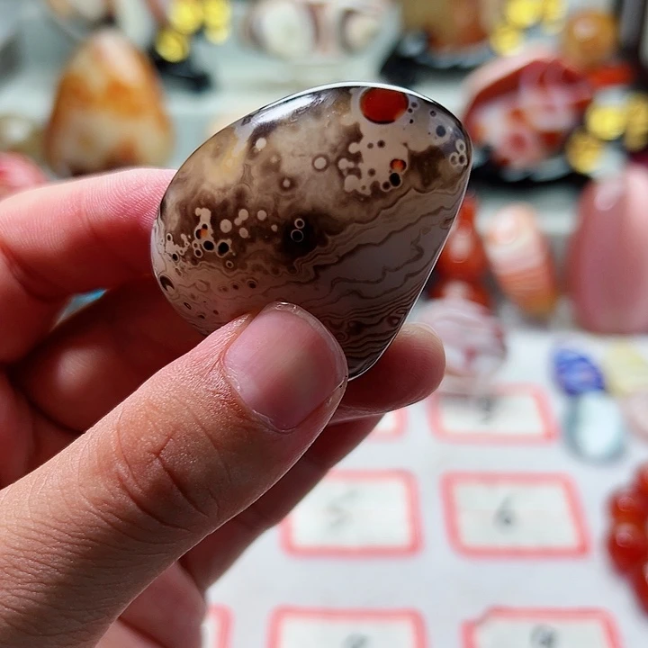糖***糖玛瑙/玉髓未镶嵌手把