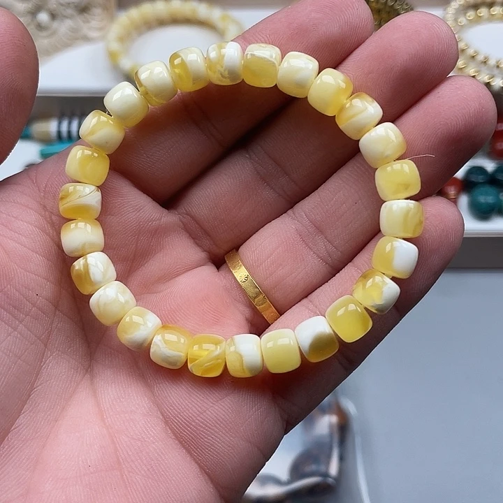 未镶嵌琥珀手链老型