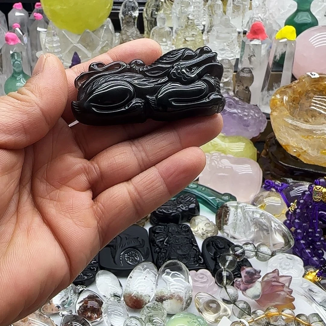 车挂未镶嵌水晶摆件