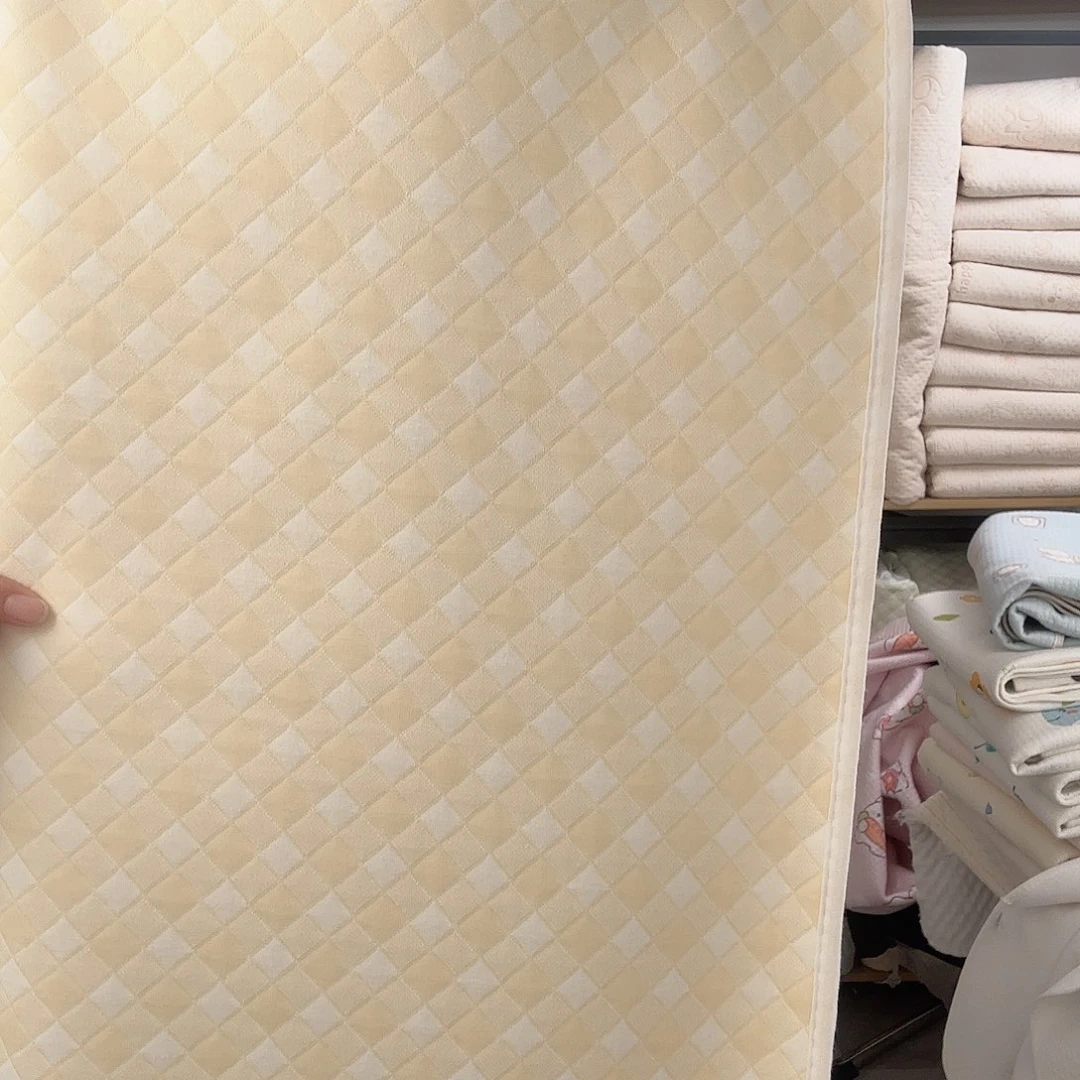 棉黄色小格100✖️150