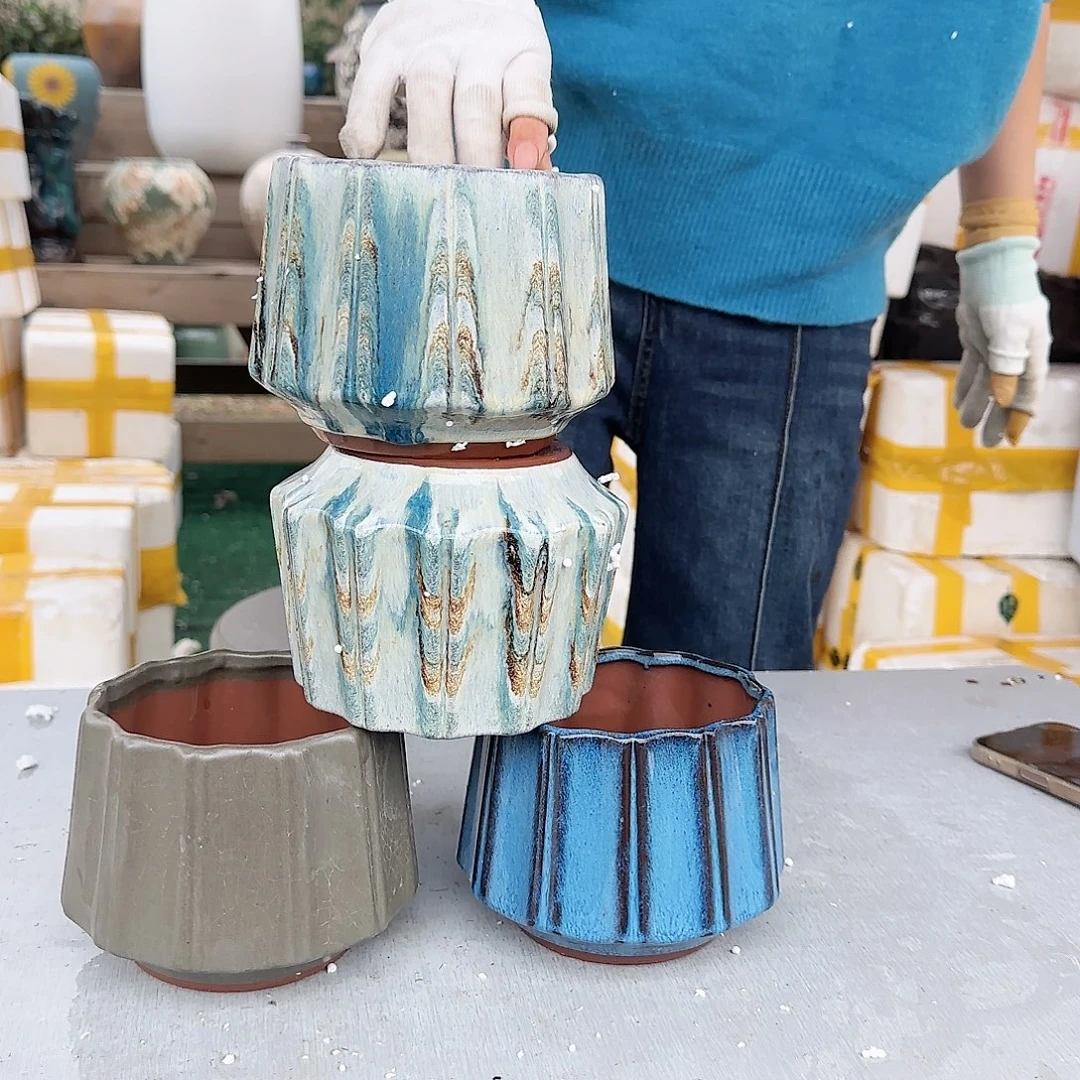 花盆紫砂王嫂花盆1019-555高11口12