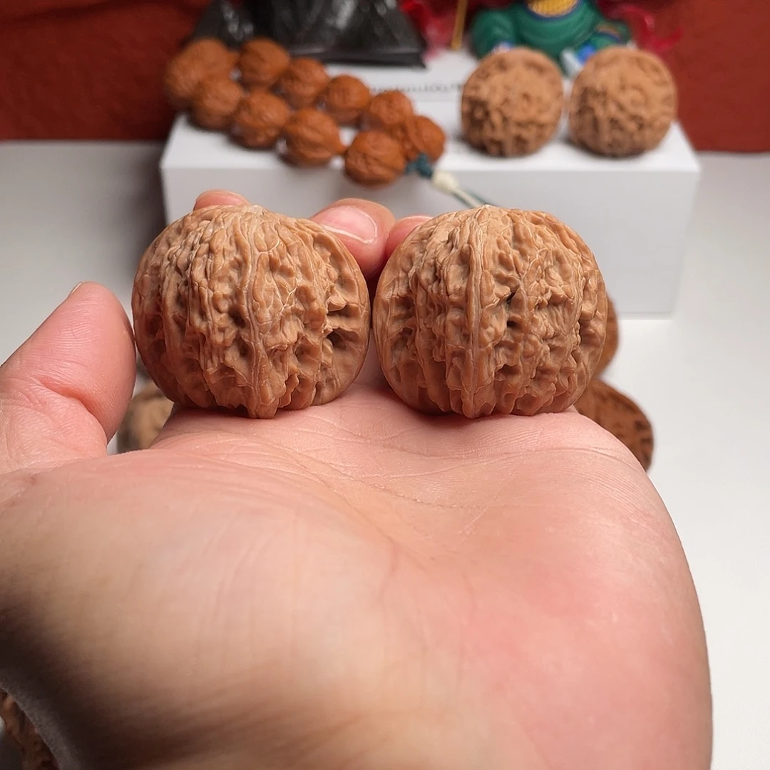 文玩核桃吊坠磨盘