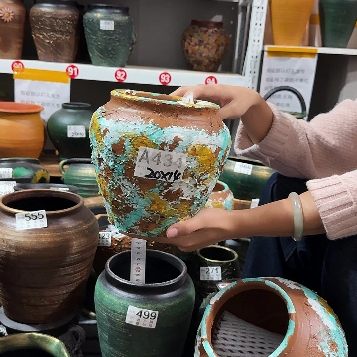 93彩绘高度20口径14