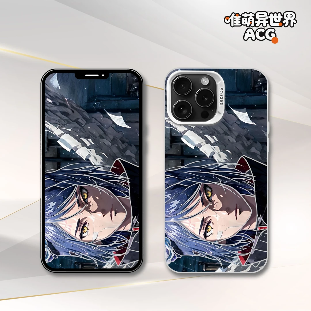 火影小南新款线条彩银动漫适用苹果华为一加小米手机防摔壳手机壳