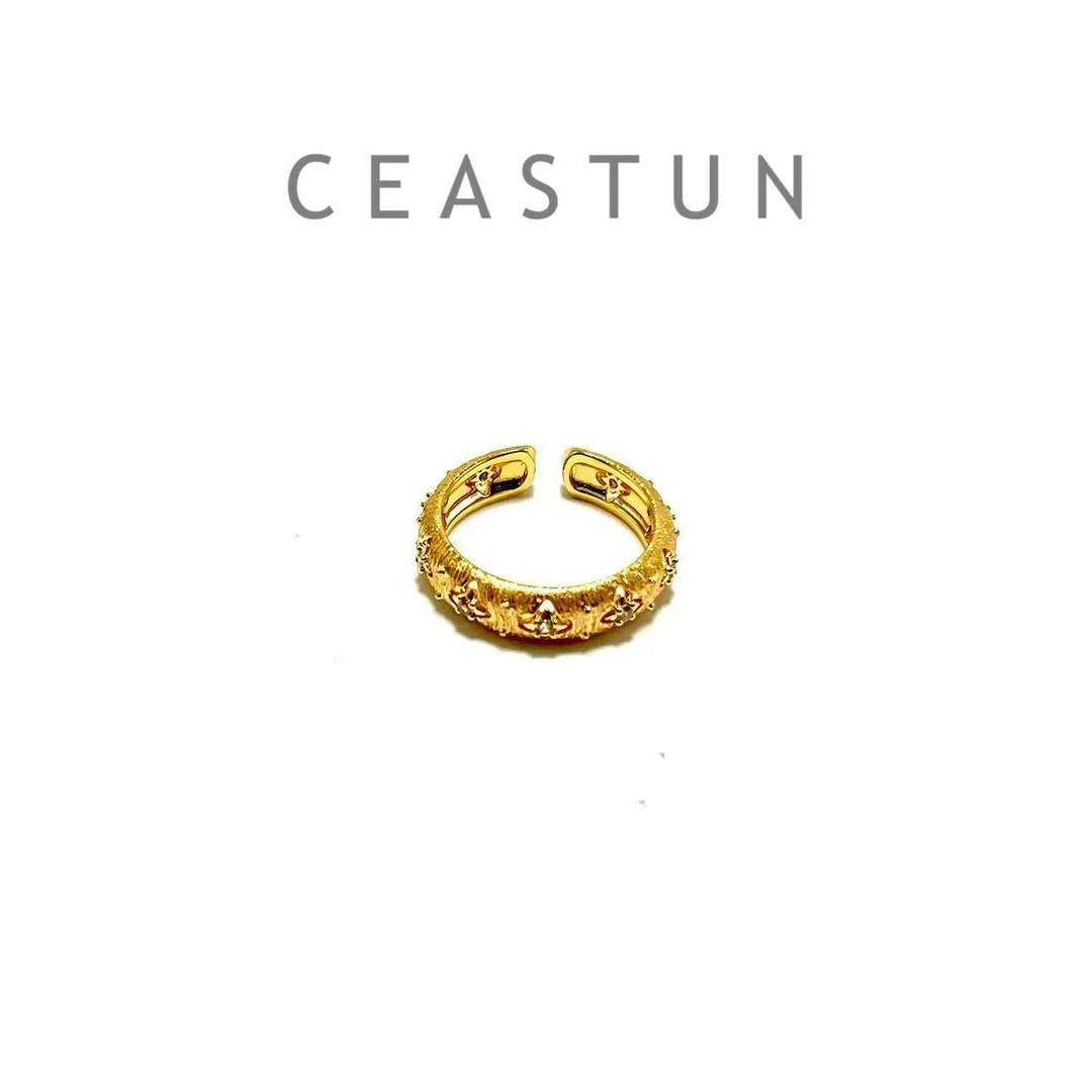 铜合金戒指 【夜宿浮屿】Ceastun 高级定制百搭戒指~A101