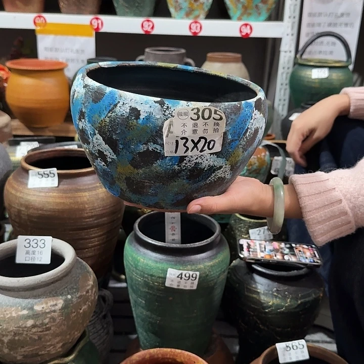 彩绘305高度13口径20
