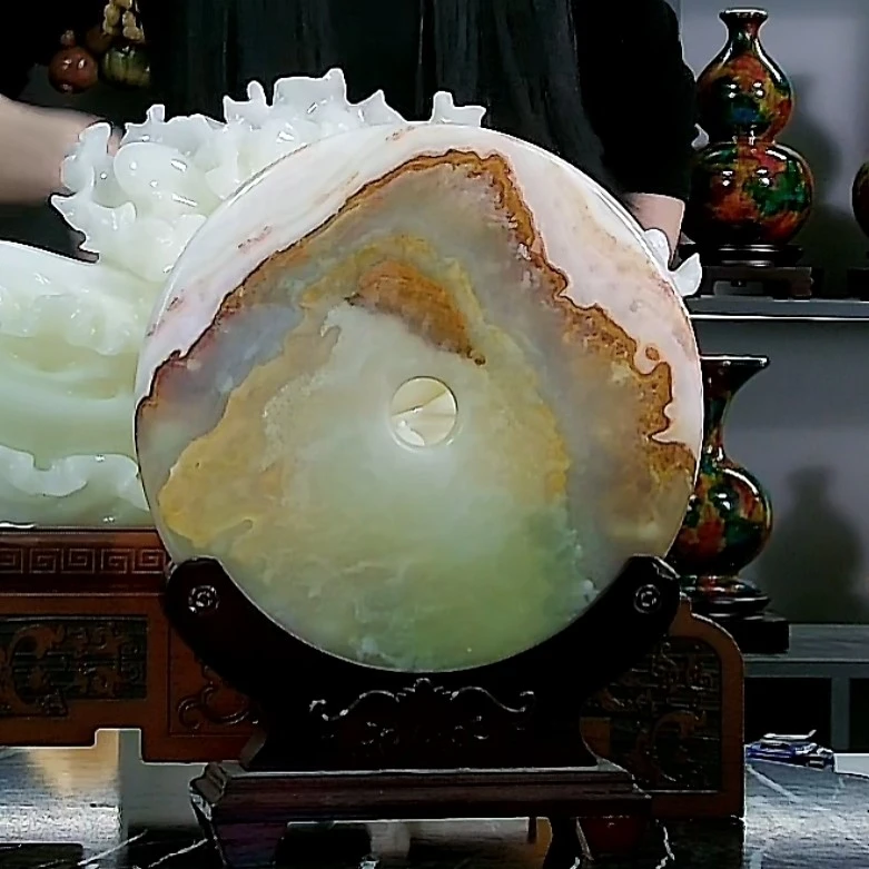 【付米链接 所见即所得】纯手工雕刻居家商务博古架中式新中式摆件.