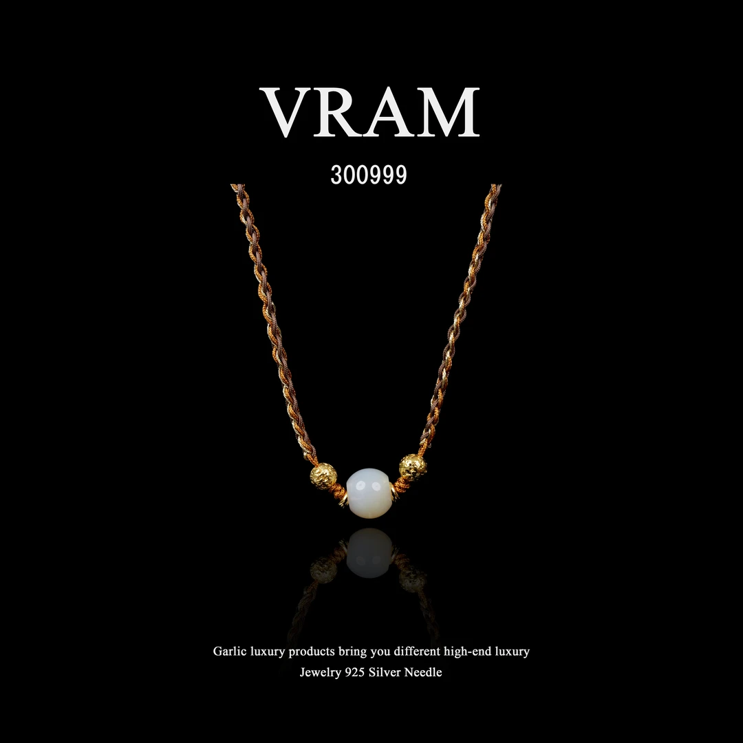 镀K金  VRAM项链~300999（65cm）