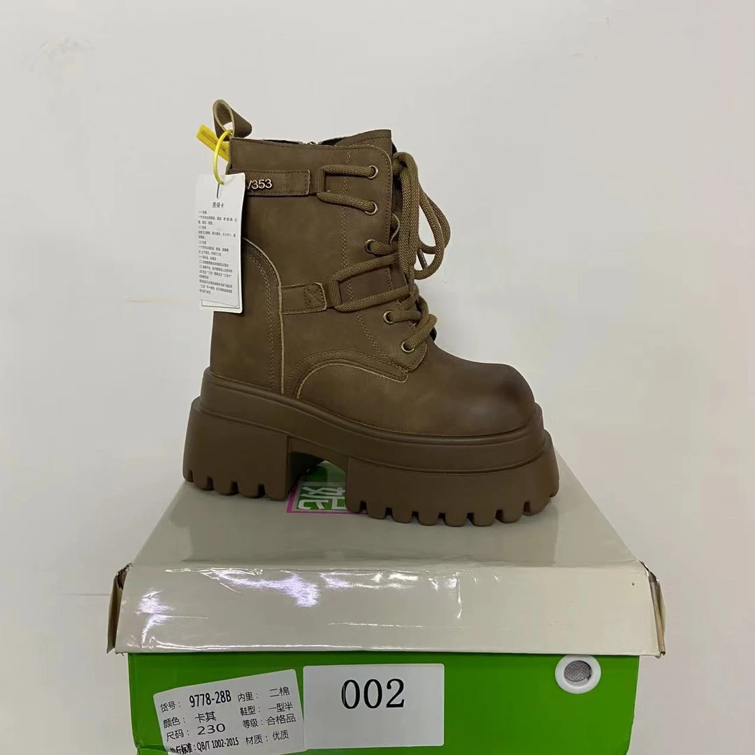 【清仓】2025小个子厚底平增高百搭女鞋002