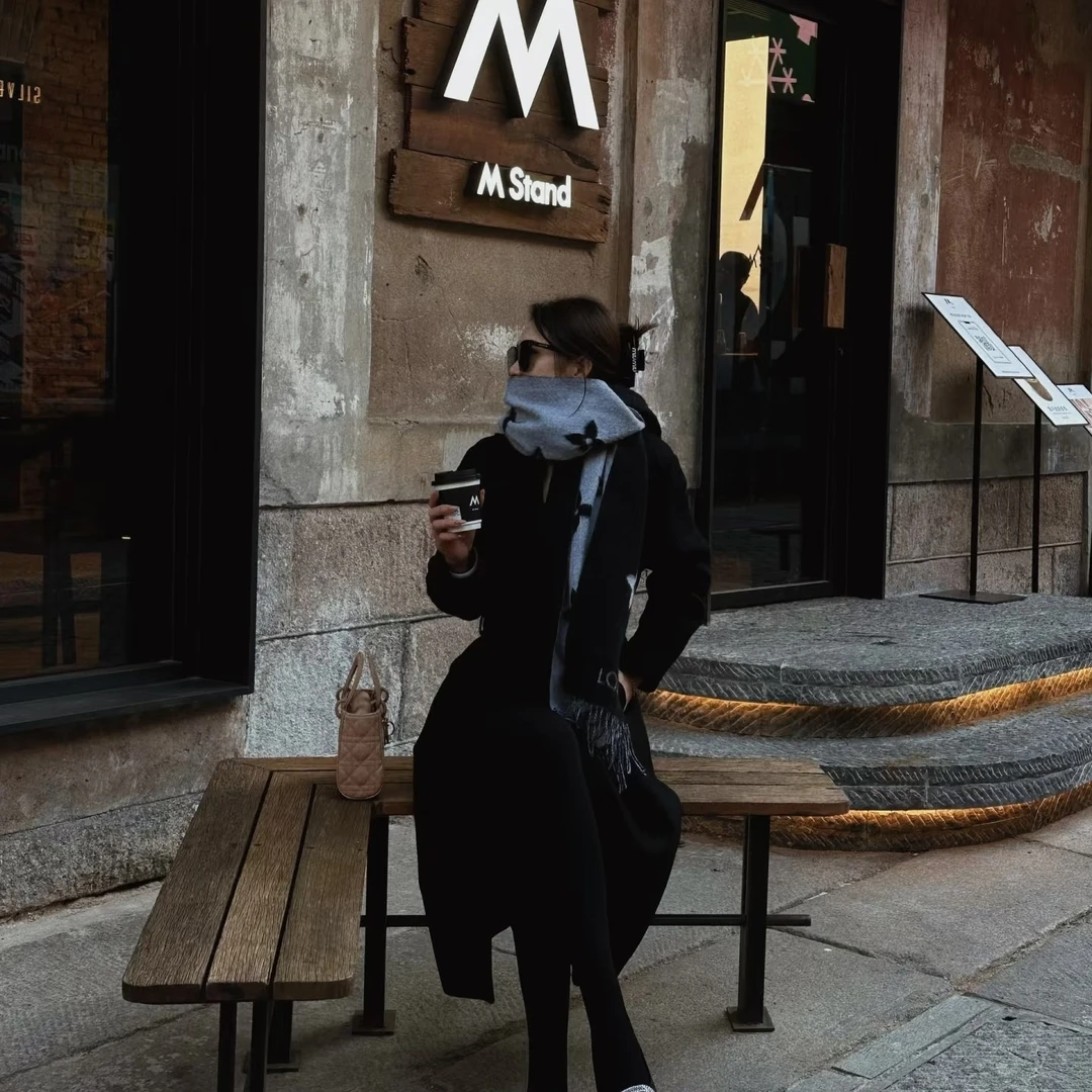 非通货高端定制羊绒多色系披肩围巾