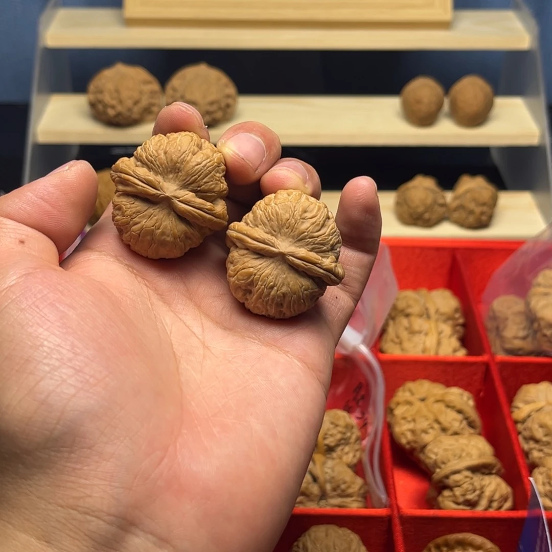 文玩核桃把件元宝边34肚36