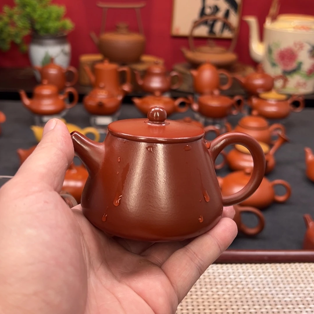 杨***碳紫砂茶壶潮州手拉壶