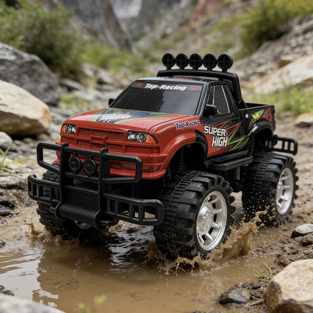 超大号皮卡越野车玩具惯性车科学造型31公分