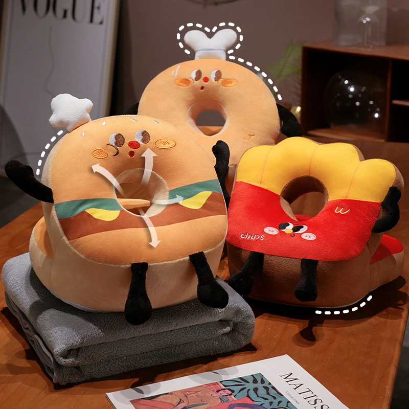 零食抱枕午睡枕趴睡枕办公室女生午休睡觉神器小学生儿童桌子枕头