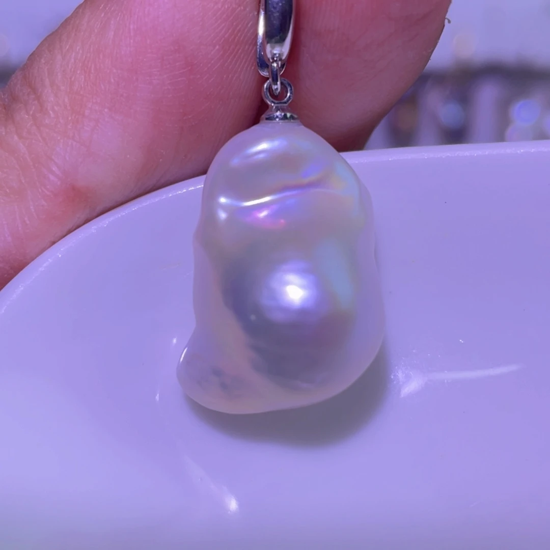 未镶嵌淡水珍珠天然淡水珍珠吊坠