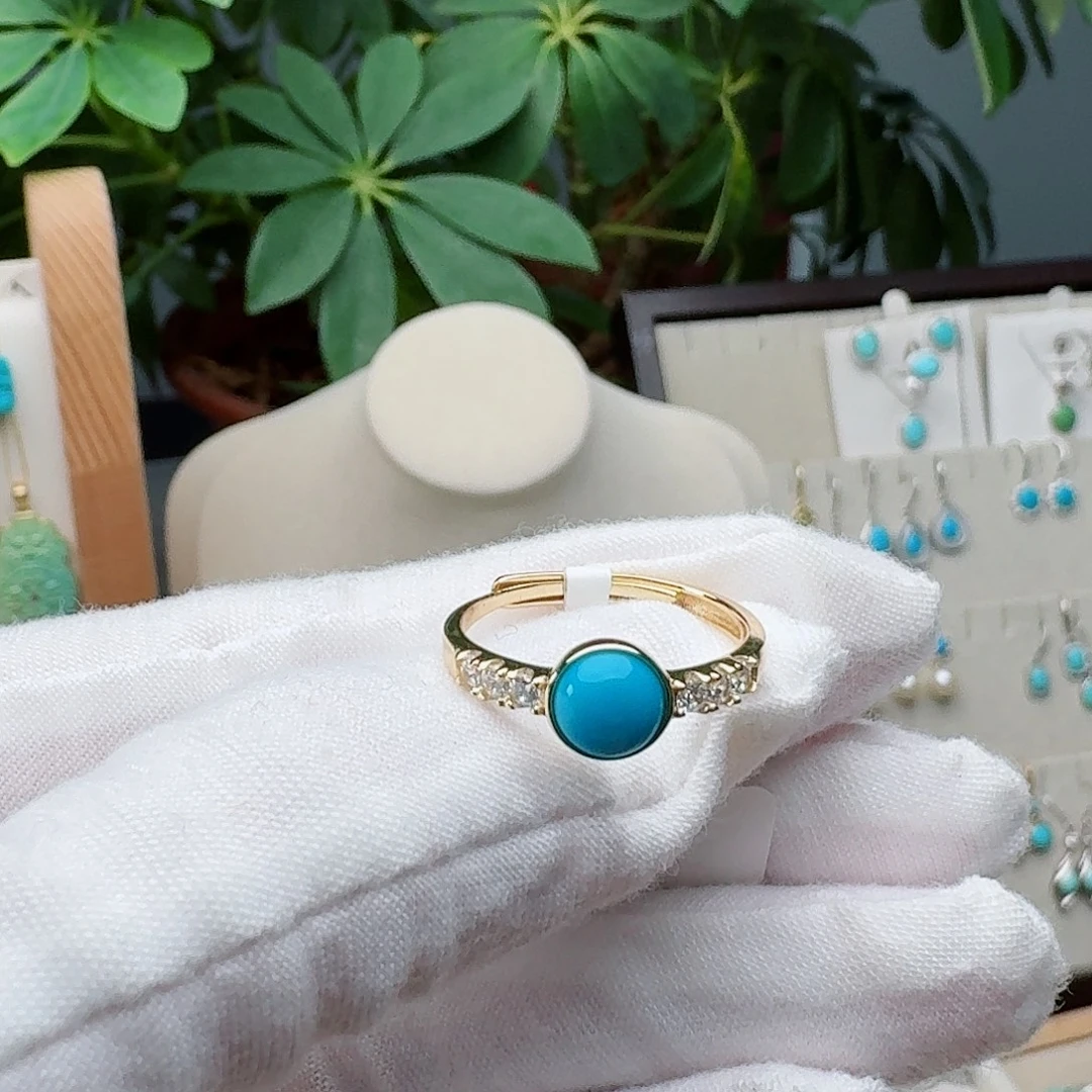 绿松石未镶嵌戒指戒指