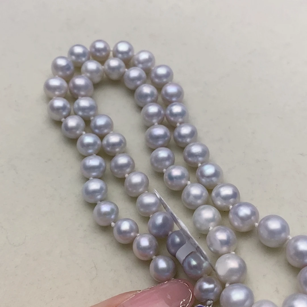 【闪购商品】淡水珍珠颈饰未镶嵌蓝血