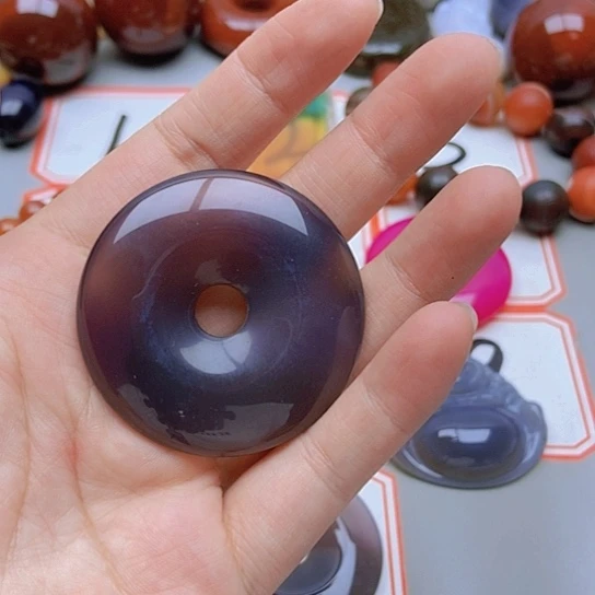 【闪购商品】玛瑙/玉髓未镶嵌珠宝半成品善*