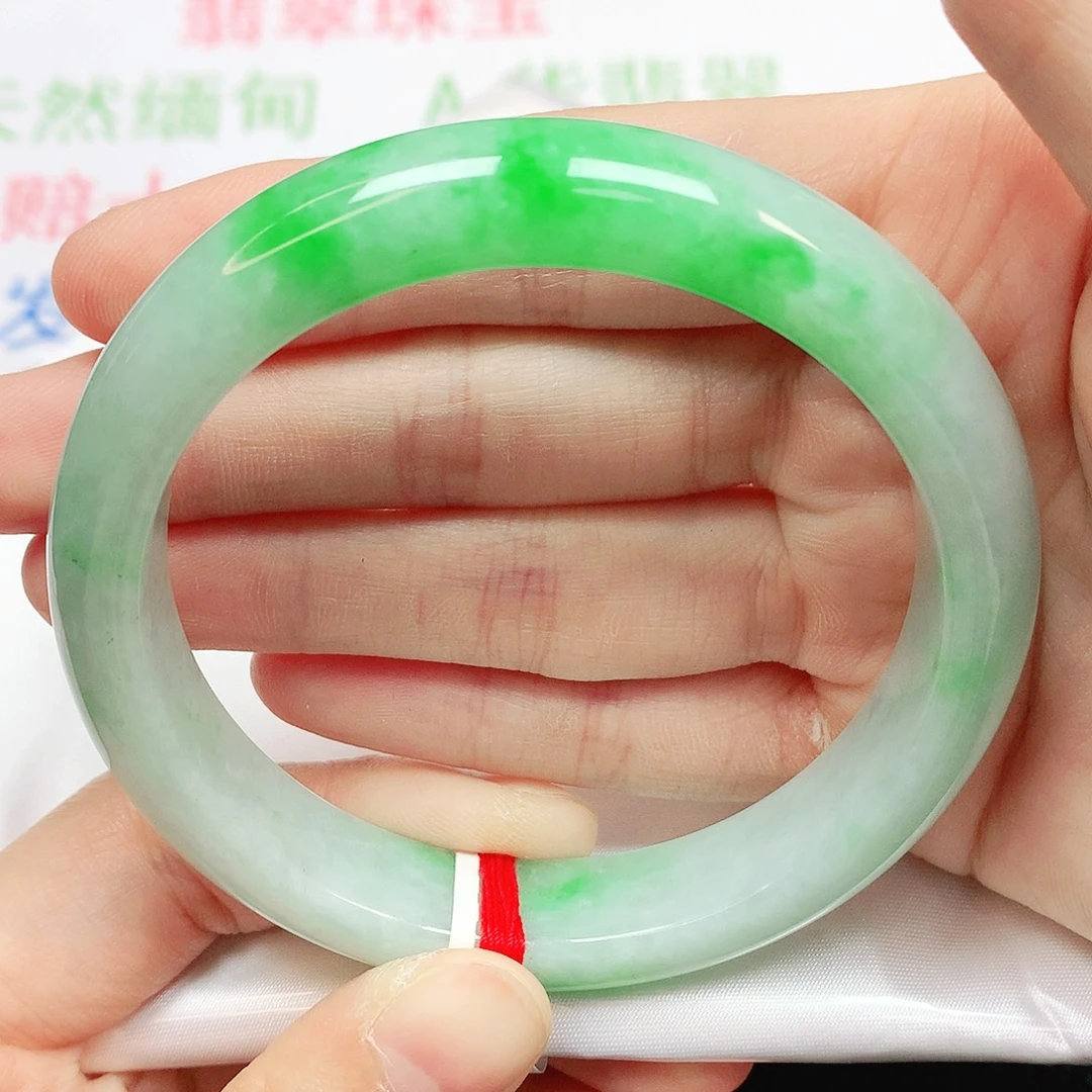 翡翠未镶嵌手镯翡翠手镯58
