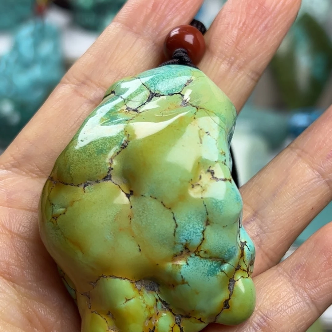 绿松石未镶嵌天然原矿绿松石