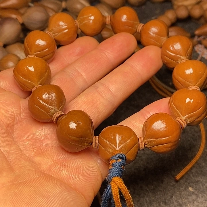 橄榄核手串1.9尺寸27号