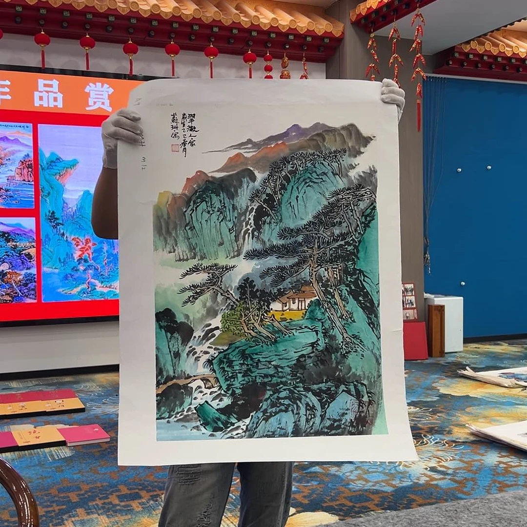 国画苏珊展览原作