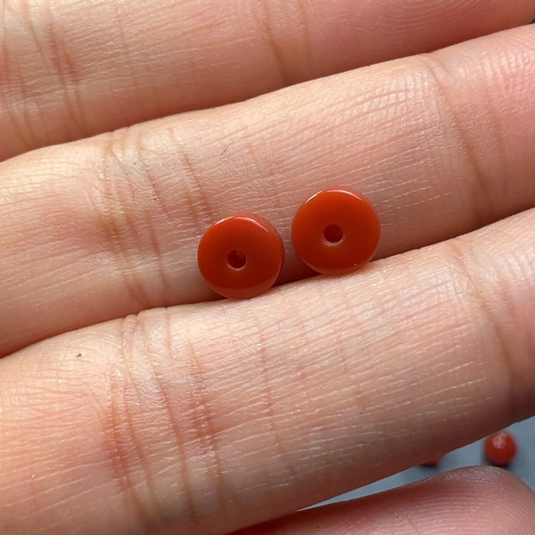 南红玛瑙隔片未镶嵌