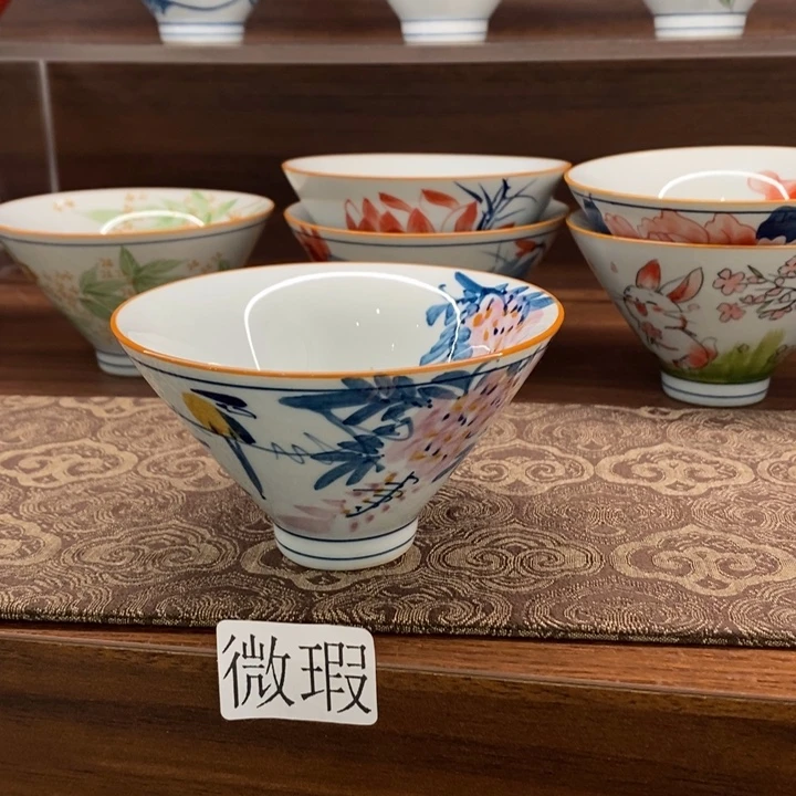 釉下老陶泥手工绘制