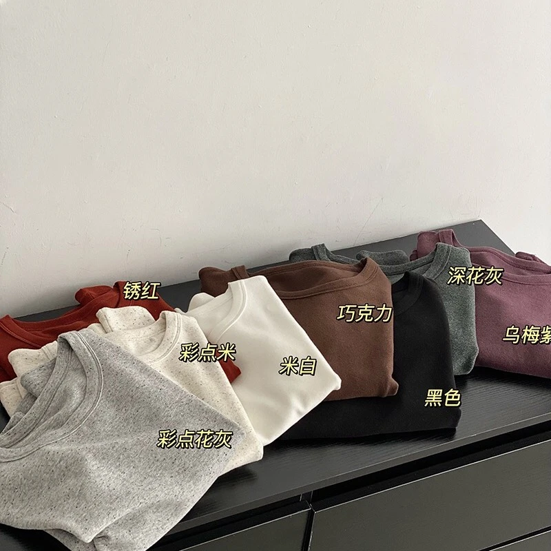 草莓香蕉25秋【莓莓子力荐】加厚慕斯绒短袖t恤