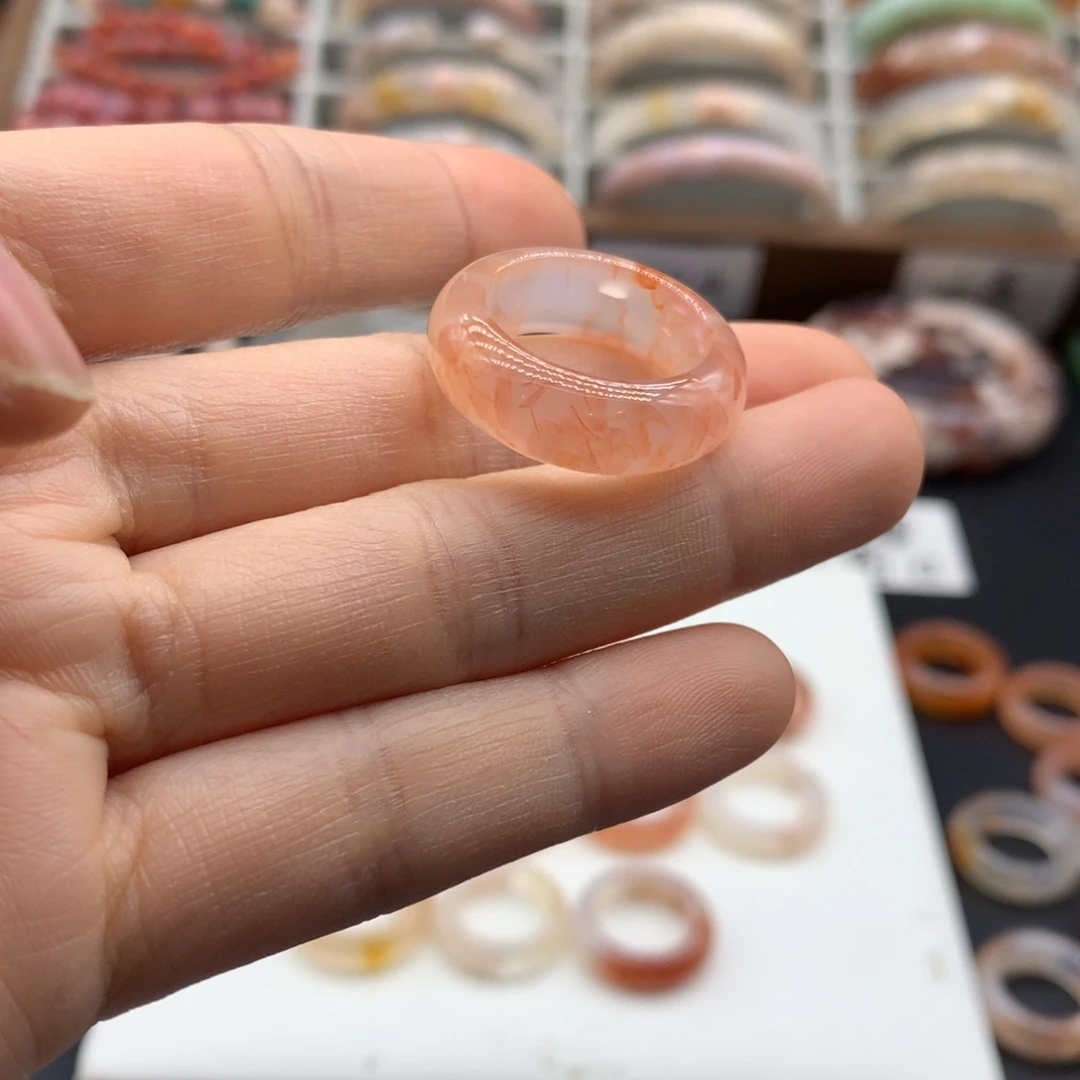 【闪购商品】玛瑙/玉髓戒指未镶嵌是***?