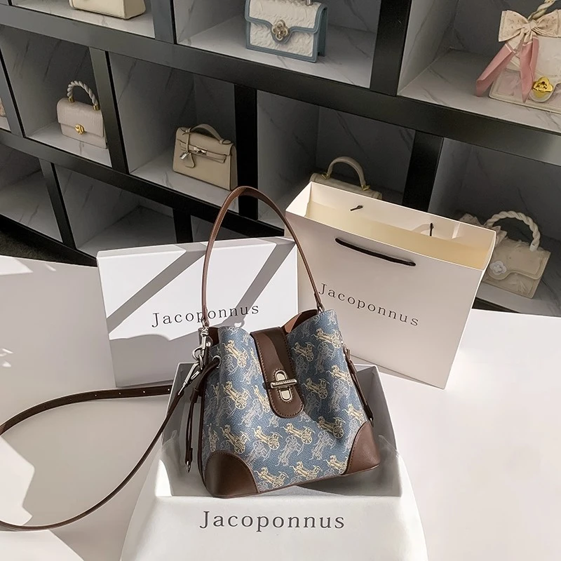 【雅各邦】真皮托特包女大容量2025新款爆款轻奢小众高级感时尚百搭