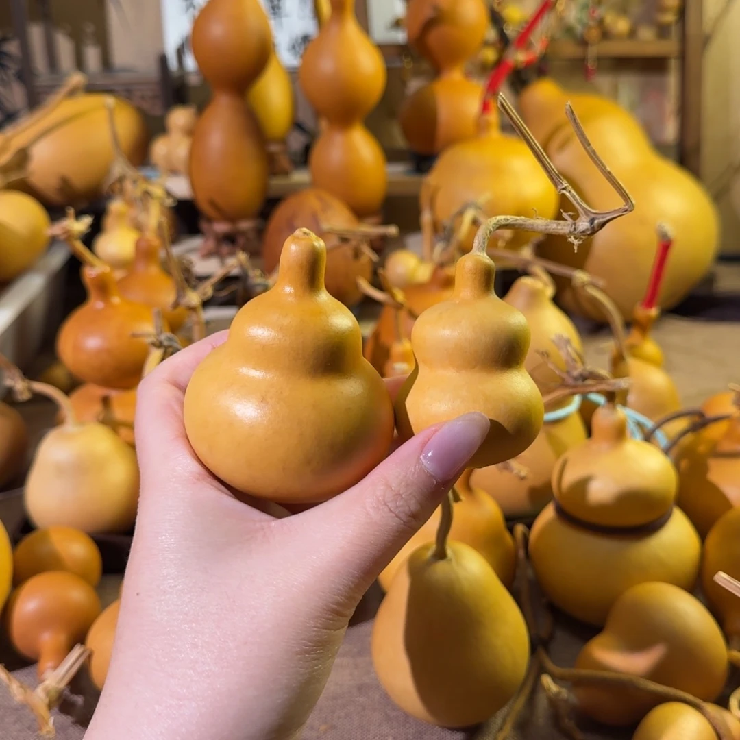 一***然天然葫芦手把摆件