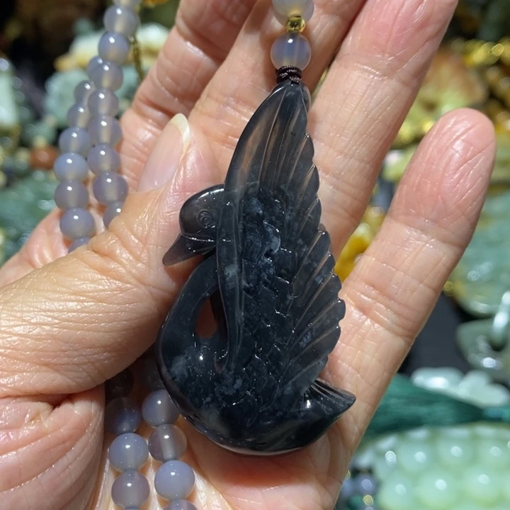 岫玉岫玉吊坠未镶嵌