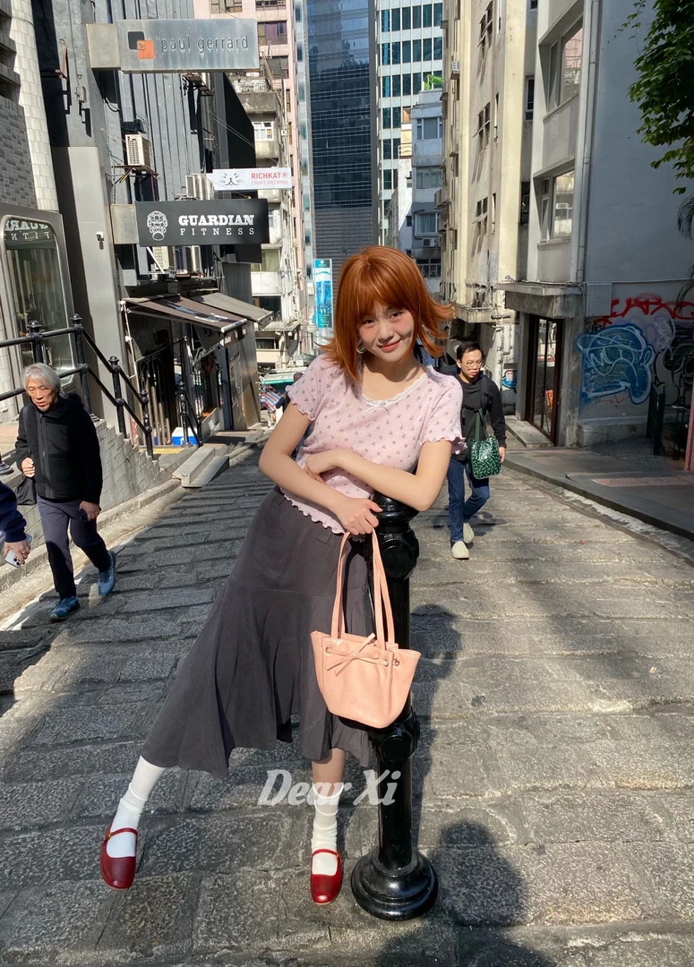 2513喜家不规则半裙