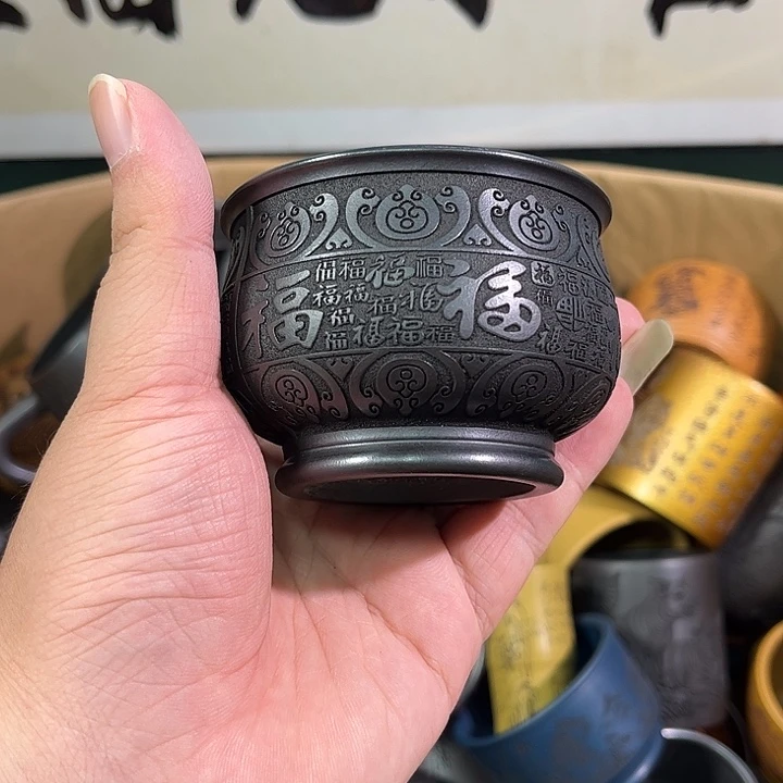 茶杯紫砂全手工紫砂主人杯