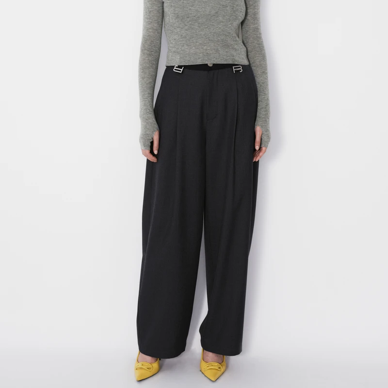 REVAN芮范狩猎通勤风拼料长裤RM71301121